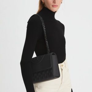 🔥NWT!!Tory Burch large Fleming matte convertible shoulder bag🔥
